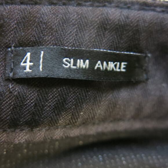 TALBOTS Flawless Five Pocket Slim Ankle Corduroy Pants Size 4 Sparkles Black - Picture 10 of 12